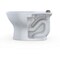 Toto TORNADO FLUSH Commercial Flushometer Floor-Mounted Toilet, Elongated Cotton White CT725CUG#01 - alternate 9